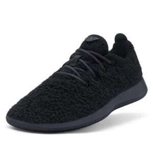 Allbirds Women Wool Runner Fluffy Sherpa Black Shoes Sz 8